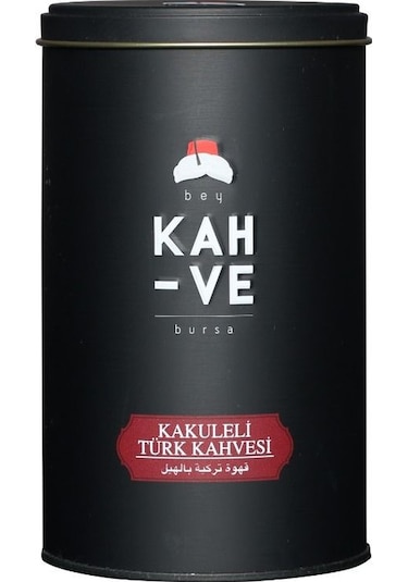 Bey Kahve Kakuleli Türk Kahvesi Teneke 250 G