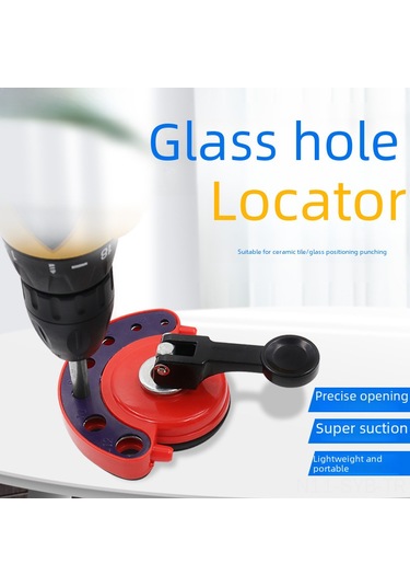 Symbee Cam Ve Seramik Delik Açıcı, Süksiyonlu Tutucu, 4-12mm Ayarlanabilir, Kesin Konumlandırma Aracı, Toptan Satış