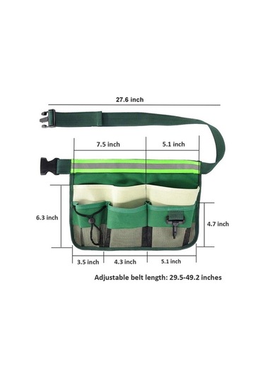 Dancemonkey Çok İşlevli Su Geçirmez Aşınmaya Dayanıklı Bakım İnşaat Çantası Çıkarılabilir Kemerli Bel Çantası Çok Renkli