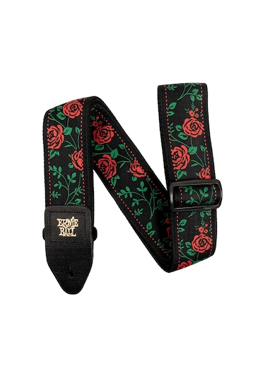 Ernie Ball P05318 Spanish Rose Jacquard Guitar Strap Gitar Askısı