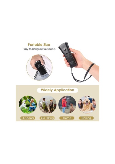 Folinda Köpek Eğitici Cihazı: İki Hoparlörlü Ve Lazerli, Kendini İzlemeyi Dürtme, Havlamayı Durdurma Pil Dahil Değil