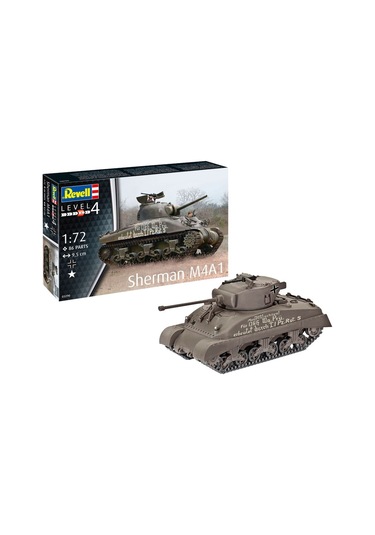 Revell Maket Model Kit Sherman M4a1  3290