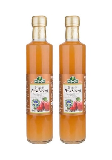 Arifoğlu Organik Elma Sirkesi Cam 2 x 500 ML