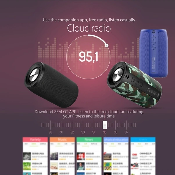 Fortunelane S32 Mavi Bluetooth Hoparlör: Tws Eşleştirme, Gürültü Engelleme, Su Geçirmez, 5w Stereo Bass, Dış Mekan Uygun