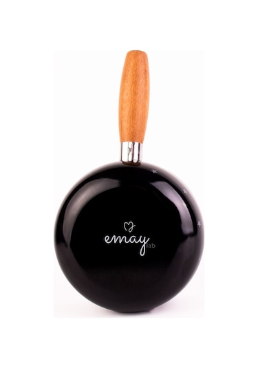 Star Emaye Yıldız Desenli Tava 16cm 1,3 Litre Bej