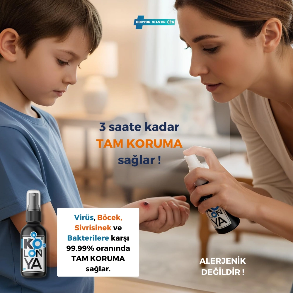 Doctor Silver Ion Gümüş Iyonlu Dezenfektan Kolonya 100 ML