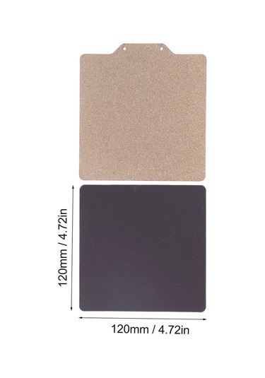 Youtek Ender 3 Serisi İçin 120x120mm Esnek Çelik Platform, Çift Taraflı Peı Yüzeyli Manyetik Taban, Kolay Kurulum Ve Model Çıkarımı