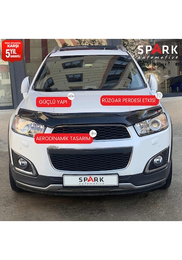Chevrolet Captiva 2012-2019 Uyumlu Kaput Rüzgarlığı 3mm