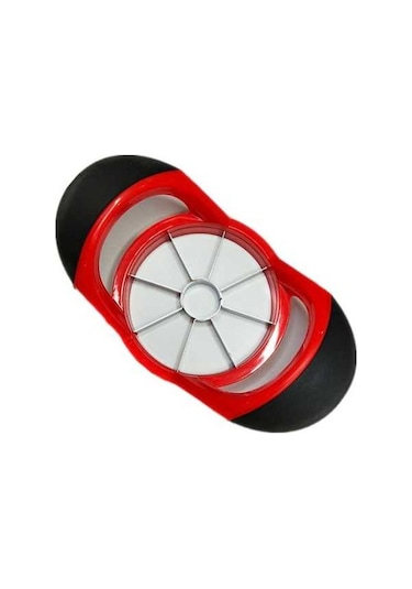 Cbtx Elma Kesici Paslanmaz Çelik Meyve Dilimleyici Kırmızı Kırmızı