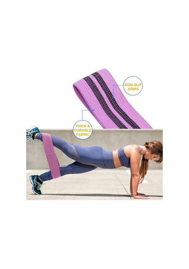 Clifton Squad Band Hip Band Direnç Bandı Lila