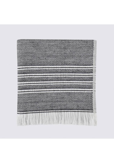 Ecocotton Elis Siyah-krem 3 Parça Organik Mutfak Havlu Seti 40 X 60 Cm. Siyah