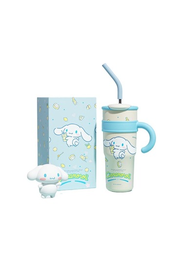 Karikatür Büyük Kapasiteli Paslanmaz Çelik Su Şişesi Oyuncaksız 1200 Ml Duc0k7 Açık Mavi