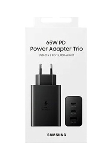 Samsung 3In1 Trio 65W 2Xpd+Usba Ev Tipi Şarj Aleti 3 Çıkışlı T653