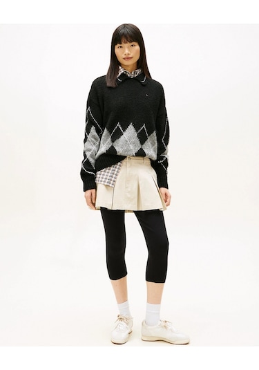 Tommy Hilfiger Tjw Mini Pileli Kadın Bej Etek Dw0dw22065aby Bej