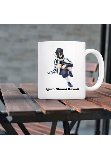 Anime Demon Slayer Iguro Obanai Kawaii Tasarımlı Kupa Bardak Çok Renkli