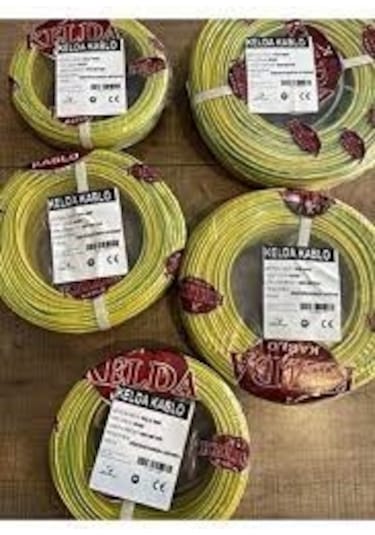 Kelda 500mt Nyaf Kablo Cca Karışık Kesit Sarı / Yeşil