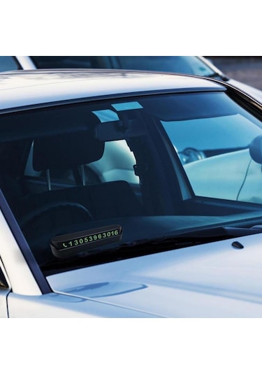 N&m Store Pratik Fosforlu Telefon Numarası Yamzak İçin Araç İçi Oto Numaratör Numaralık