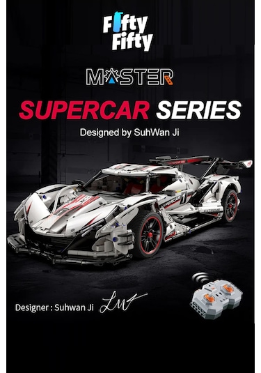 Cada V12 Hypercar -c61053w 4449 Parça Profesyonel Oyuncak Yapım Seti