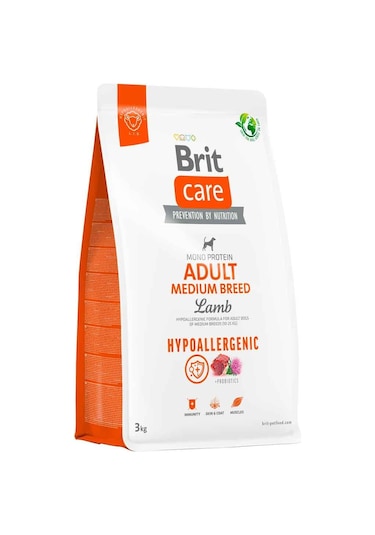 Brit Care Kuzu Etli Hypoallergenic Yetişkin Köpek Maması 3 KG