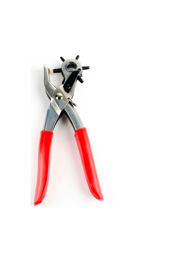 Gajeena Derin Delik Açıcı Pense, Çok Amaçlı Metal Gövde, 6 Farklı Boyut 2-4.5mm , Deri-kumaş-kartondan Temiz Delikler, Kolay Kullanım