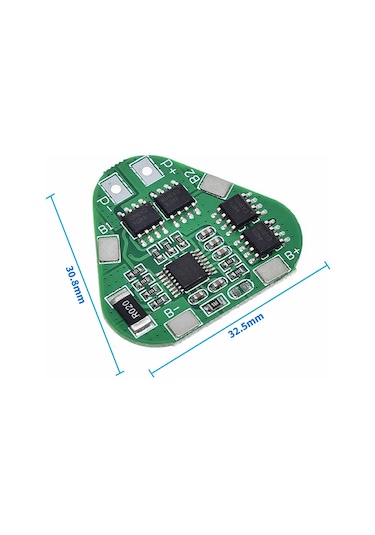 3S 8A 12V BMS Koruma Kartı  18650 Batarya Lityum Li-on Lipo Pil