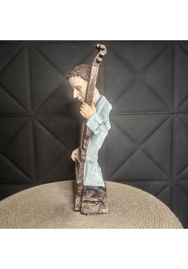 Müzisyen Heykeli Figür Dekoratif Obje Ve Biblo Masa Dekorasyon 1