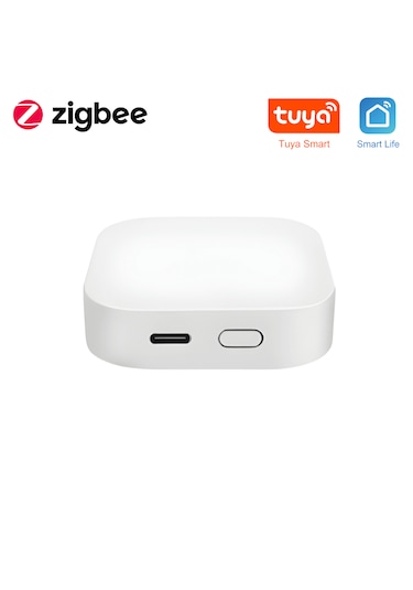 Tuya Uyumlu Type-c Girişli - Zigbee + Bluetooth Hub Gateway