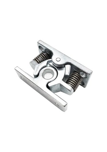 Nayomiglow 1 Adet Yaylı Kapı Kolay Kilitleme Durdurma Mandalı Serbest Bırakma Kelepçesi Çift Makaralı Mandal Mp-3