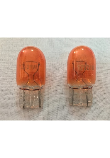 Replax Turuncu 93 T20 Dipsiz Gündüz Far Ampulü 2 Adet Tek Flama12V Sp001