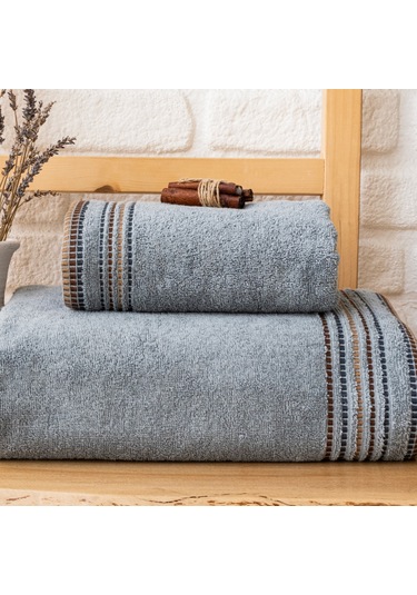 Schafer Home Rosy Armürlü Havlu 50x90 Cm 1 Parça-indigo İndigo