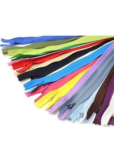 10lu Gizli Pantolon- Etek Fermuarı 16-20 Cm