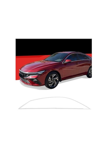 Hyundai Elantra Krom Cam Çerçevesi Set 2020- 12 Parça