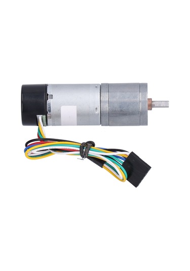 Dianziye 12v 280rpm Hall Kodlayıcıli Dc Redüksiyon Motoru, Akıllı Araçlar İçin Sürtünme Dayanıklı Metal Gövde, Hız Ölçümü Ve Sinyal Geri Bildirimi