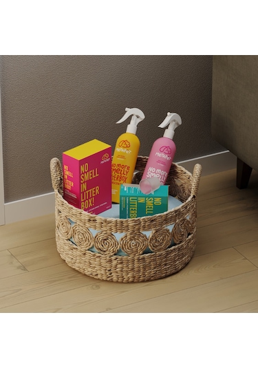 Metapet Kedi Kumu Tuvaleti Koku Giderici Doğal Bahar Parfümü Spreyi 400 ML