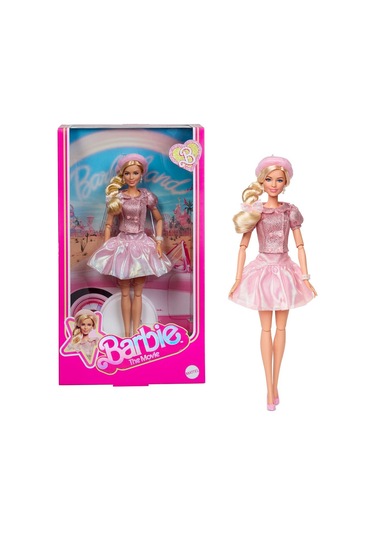 Jbj53 Barbie Movie - Pembe Bereli Barbie