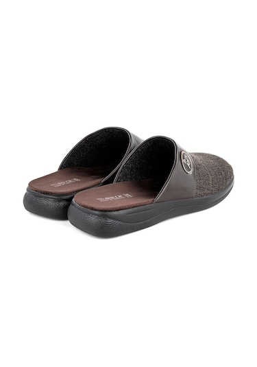 Muya Hector Anatomik Taban Erkek Ev Terliği Kahverengi