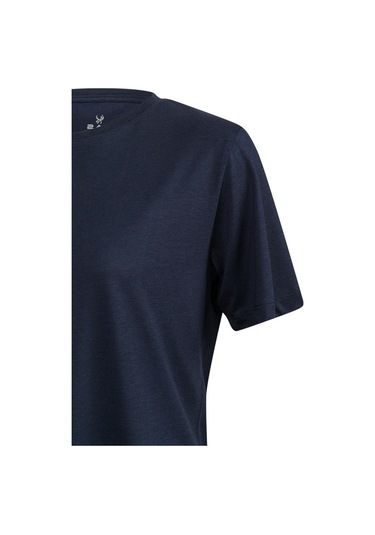 2as Alexa Kadın Bisiklet Yaka T-shırt Lacivert