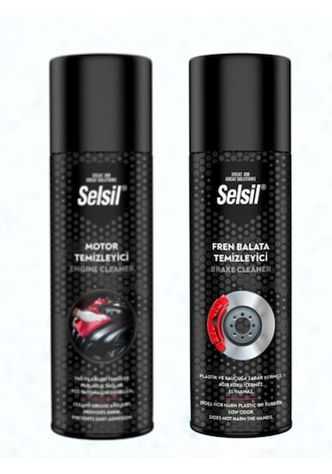 Selsil Motor Temizleme 500ml Ve Fren Balata Temzileme 500ml