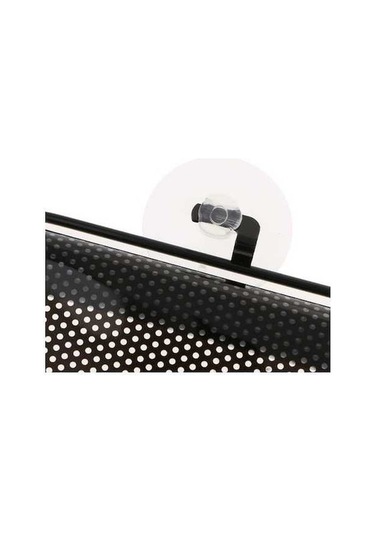 Bosphorusboutique02 Araba Isı Yalıtım Perde, Güneş Gölge Yan Blok, 45x125 Cm, Otomatik Teleskopik, Siyah Pvc