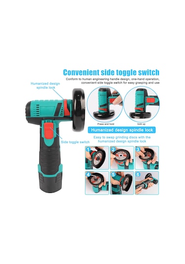 Reedark 19500 Rpm Taşlama Makinesi - Ahşap, Metal, Taş Ve Seramik Kesme & Parlatma İçin Profesyonel El Aleti