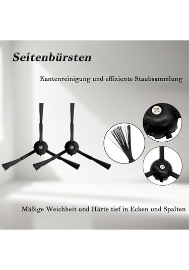 Savoringdetails Roborock Qrevo Master Robot Süpürge Ana Yan Fırçaları İçin