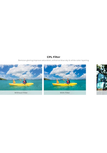 K&f Concept Cpl Nd8 Nd16 Nd32 Nd64 Nd1000 Djı Osmo Action 3/4/5 Pro Uyumlu