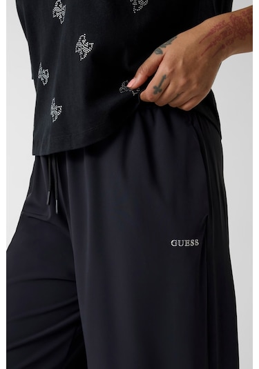 Guess Nat Aktif Relaxed Fit Kadın Eşofman Altı V6rb21wl232 Siyah