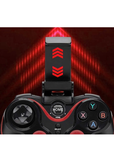 Kilifone - Telefon Oyun Aparatı S6 Bluetooth Mobil Oyun Konsolu - Siyah - T12830