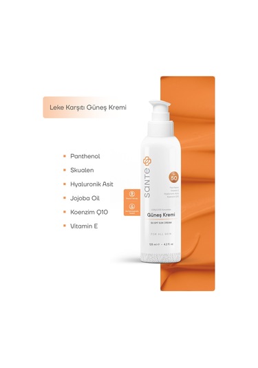 Sante Plus Güneş Kremi Spf 50 125 ML