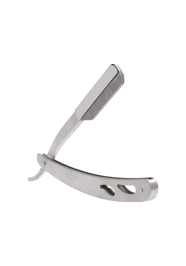 Mufunye Berberler Ve Kuaförler İçin Paslanmaz Çelik Katlanabilir Tıraş Bıçağı - 21,5 Cm