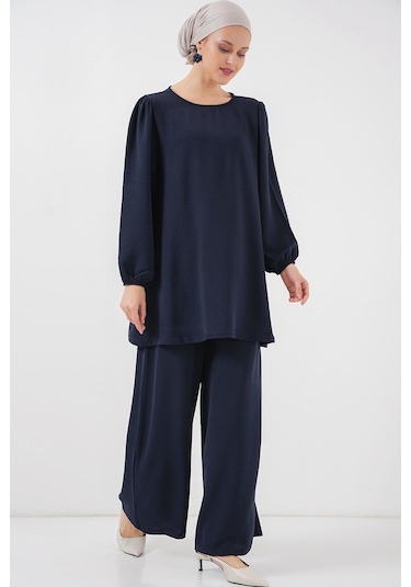 Bigdart Ayrobin Tunik Pantolon Alt Üst Takım 6712 - Lacivert