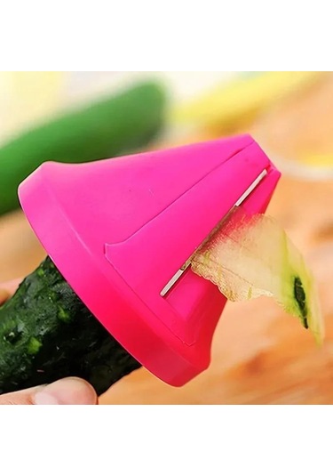 Spiralizer Sebze Dilimleyici, El Tipi Spiralizer Sebze Meyve Kabak Erişte Yapıcı Rende Dilimleyici Kesiciler, Mutfak Aleti Kırmızı