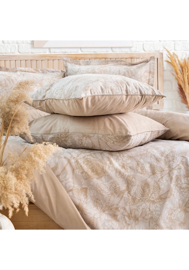 Schafer Home Premium Comfort Çift Kişilik Nevresim Takımı 6 Parça-ekru Ekru