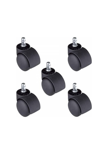 Pimli Geçmeli Ofis Koltuk Sandalye Tekeri 50 Mm-5 Adet